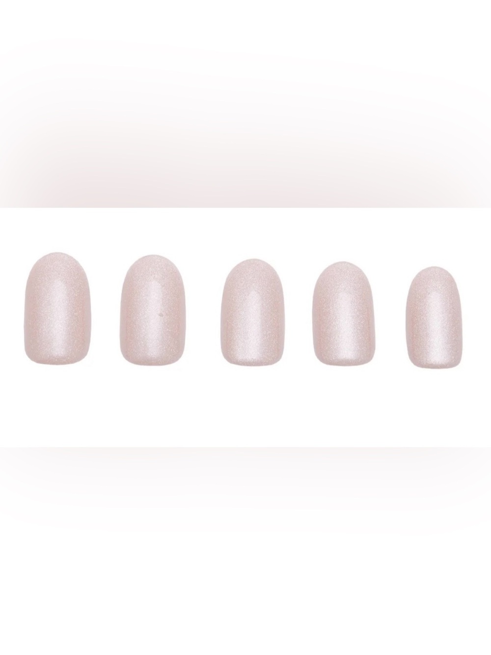 Glamnetic Short Round Press-On Nails in PURE INTENTIONS nib - Picture 6 of 14